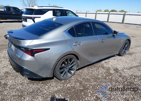 2021 Lexus Is 350 F Sport из США, поврежденный, VIN JTHGZ1B21M5042676